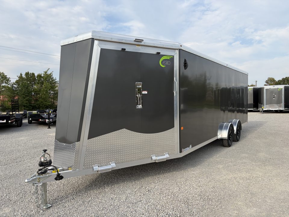 New 2027 NEO TRAILERS NASX2775TR6 (7.5' X 27') 7K V-Nose Enclosed Snowmobile Trailer