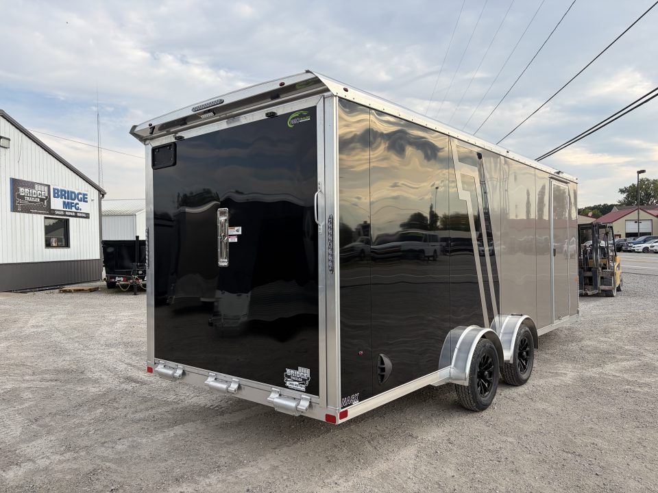 New 2027 NEO Trailers NASX2575TR6 (7.5' X 25') 7K V-Nose Enclosed Snowmobile Trailer