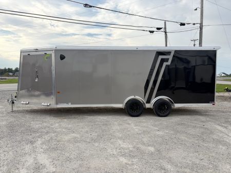 New 2027 NEO Trailers NASX2575TR6 (7.5' X 25') 7K V-Nose Enclosed Snowmobile Trailer