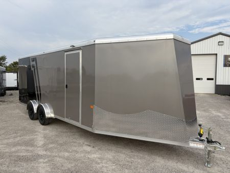 New 2027 NEO Trailers NASX2575TR6 (7.5' X 25') 7K V-Nose Enclosed Snowmobile Trailer