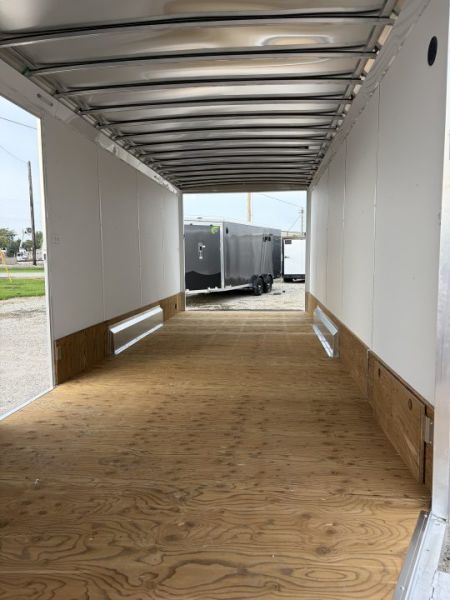 New 2027 NEO Trailers NASX2575TR6 (7.5' X 25') 7K V-Nose Enclosed Snowmobile Trailer