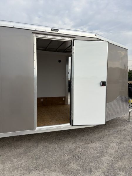 New 2027 NEO Trailers NASX2575TR6 (7.5' X 25') 7K V-Nose Enclosed Snowmobile Trailer