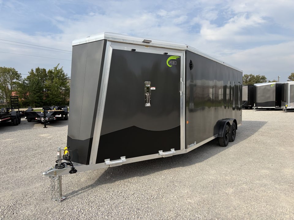 New 2027 NEO TRAILERS NASX2375TR (7.5' X 23') 7K V-Nose Enclosed Snowmobile Trailer