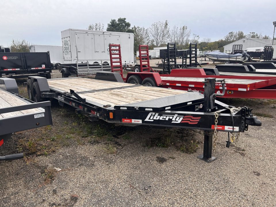 Used 2025 Liberty 22 FT 8K OIL BATH AXLES Tilt Trailer