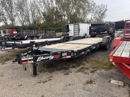 Used 2025 Liberty 22 FT 8K OIL BATH AXLES Tilt Trailer