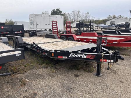 Used 2025 Liberty 22 FT 8K OIL BATH AXLES Tilt Trailer