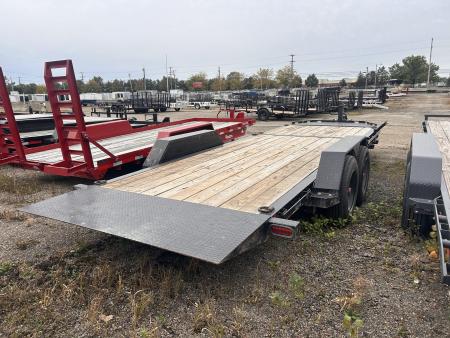 Used 2025 Liberty 22 FT 8K OIL BATH AXLES Tilt Trailer