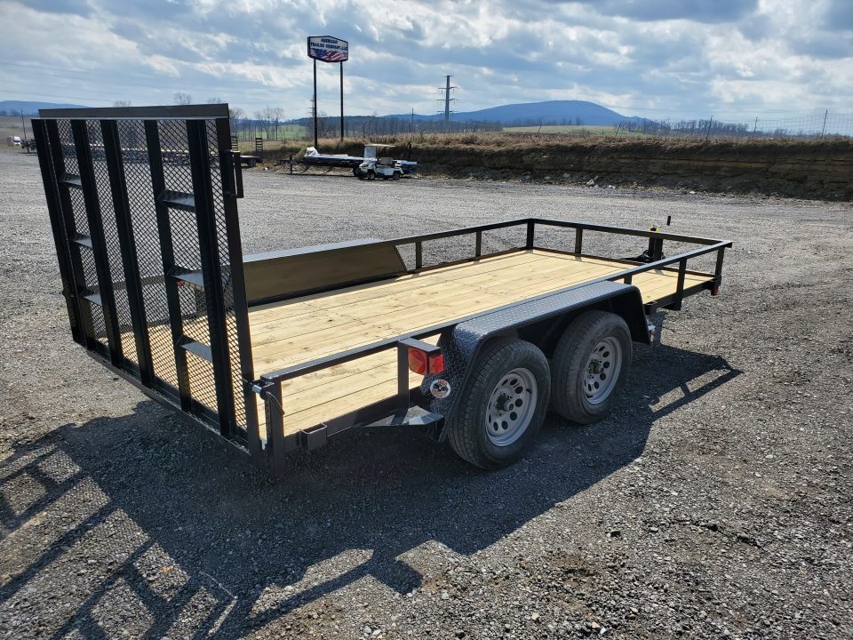 New Quality Trailers Econ-B Landscape Trailer / 77"X14' / 7000 GVWR