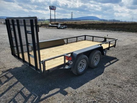 New Quality Trailers Econ-B Landscape Trailer / 77"X14' / 7000 GVWR