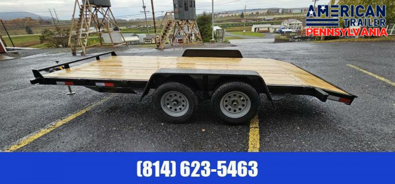 New Quality Trailers General Duty Wood Deck Car Hauler / 7000 GVWR / 16'