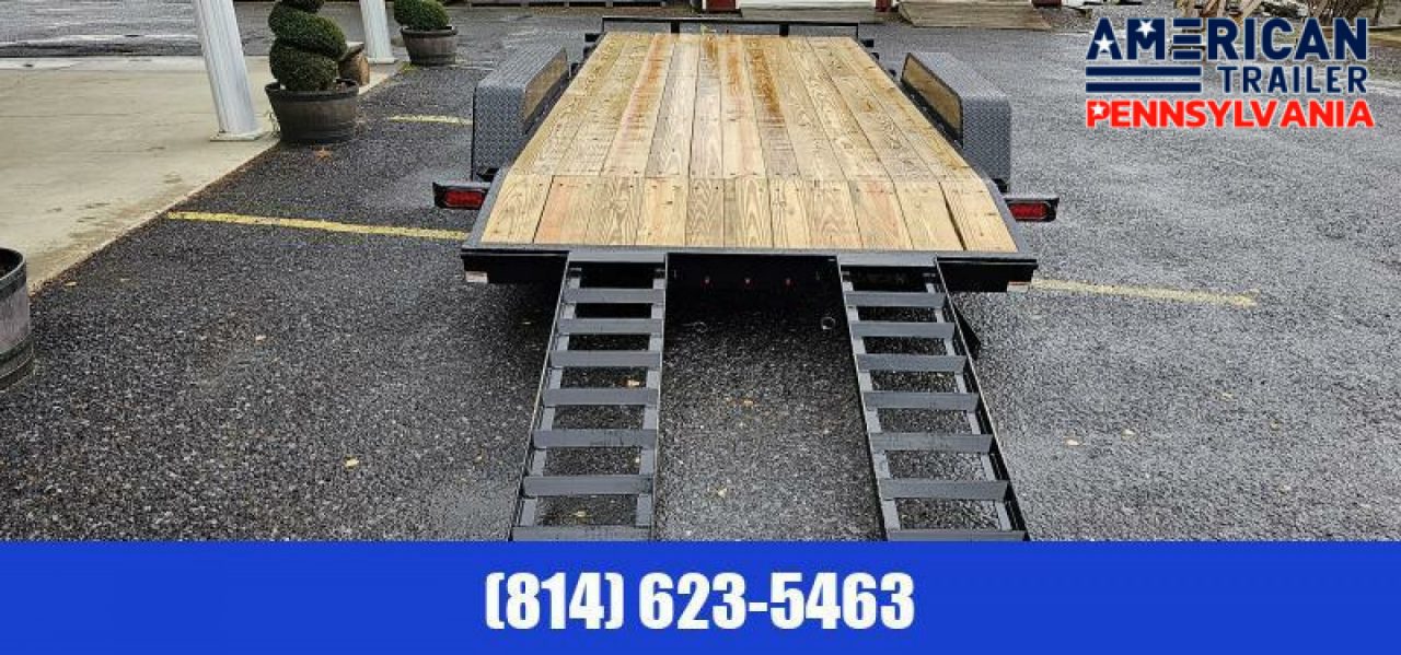New Quality Trailers General Duty Wood Deck Car Hauler / 7000 GVWR / 16'