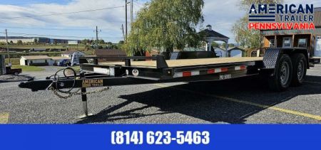New Quality Trailers Pro Grade Wood Deck Car Hauler - 8500 GVWR - 18'