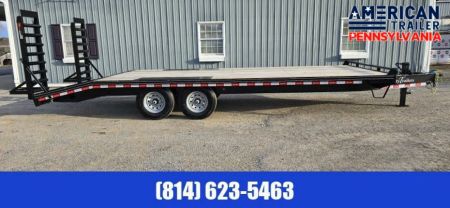 New Quality Trailers Pro Deckover / 16k GVWR / 23' / Pop Up Dove Tail