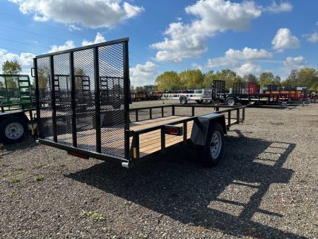 New 2027 AMO 76x12 Low-Side 3k Landscape Trailer