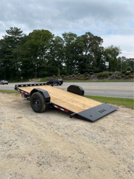 New 2027 Iron Bull TSB8012071 Tilt Trailer / 7X12 / 1-7,000# ELECTRIC BRAKE AXLE / TORSION SUSPENSION / PT WOOD FLOOR / 11 DEGREE LOAD ANGLE