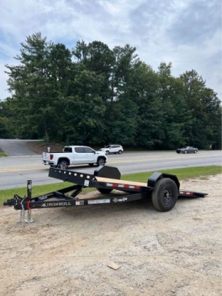 New 2027 Iron Bull TSB8012071 Tilt Trailer / 7X12 / 1-7,000# ELECTRIC BRAKE AXLE / TORSION SUSPENSION / PT WOOD FLOOR / 11 DEGREE LOAD ANGLE