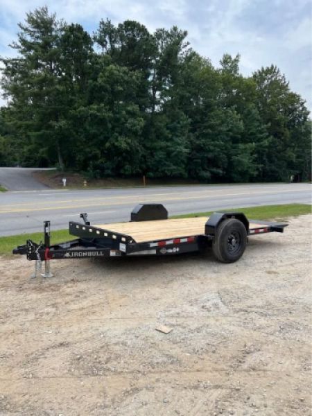 New 2027 Iron Bull TSB8012071 Tilt Trailer / 7X12 / 1-7,000# ELECTRIC BRAKE AXLE / TORSION SUSPENSION / PT WOOD FLOOR / 11 DEGREE LOAD ANGLE