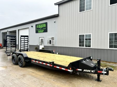 New 2027 Rice Trailers 82 X22' WORK SERIES 16K GVWR Equipment Trailer