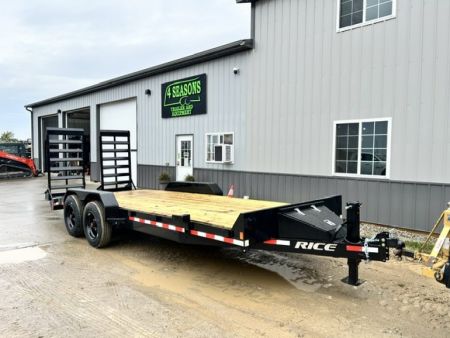 New 2027 Rice Trailers 82 X20' WORK SERIES 16K GVWR Equipment Trailer