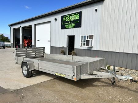 Used 2020 Aluma 8114SR Utility Trailer