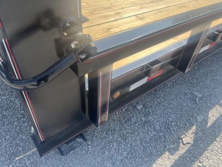 New 2027 Triple R 82X24 GOOSENECK UTILITY TRAILER W/STAND UP RAMPS