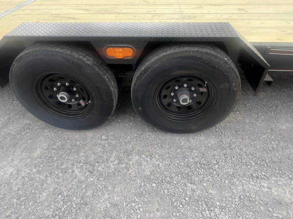 New 2027 Triple R 84X36 GOOSENECK 2 CAR HAULER W/ PULL OUT RAMPS