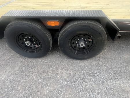 New 2027 Triple R 84X36 GOOSENECK 2 CAR HAULER W/ PULL OUT RAMPS