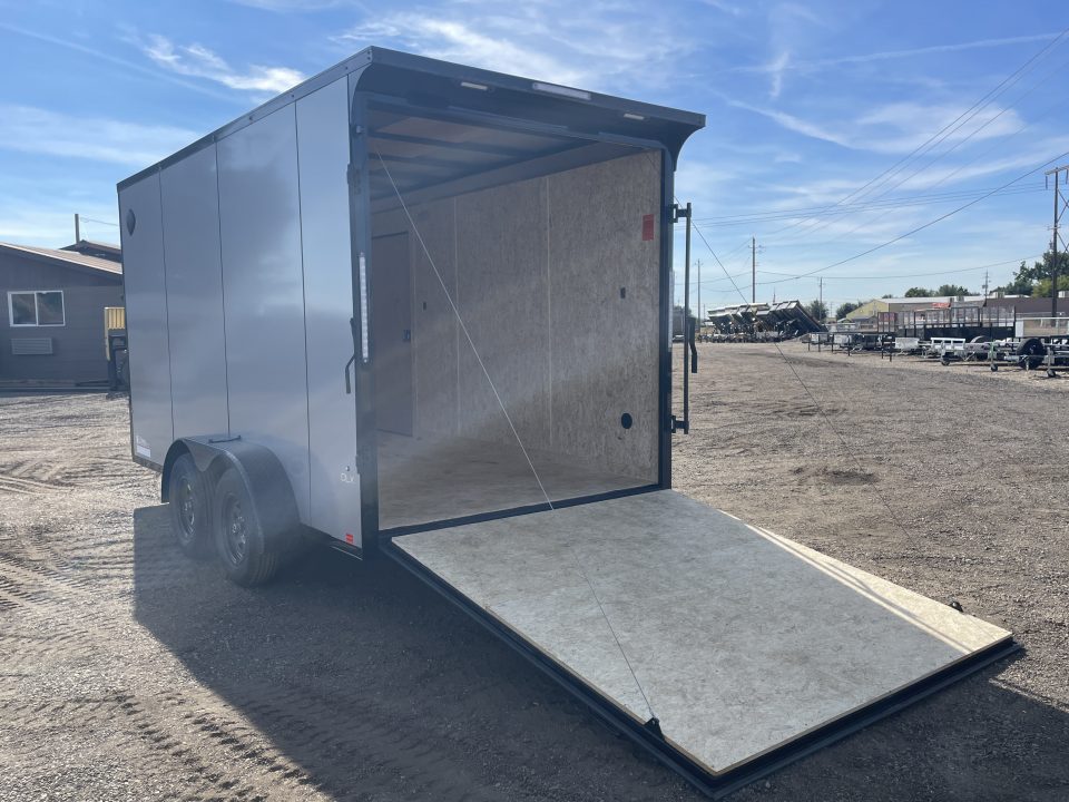 New 2026 Compass 7x14 V-Nose Cargo Trailer