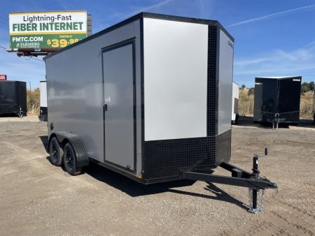 New 2026 Compass 7x14 V-Nose Cargo Trailer