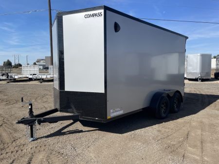 New 2026 Compass 7x14 V-Nose Cargo Trailer
