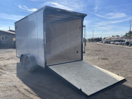 New 2026 Compass 7x14 V-Nose Cargo Trailer