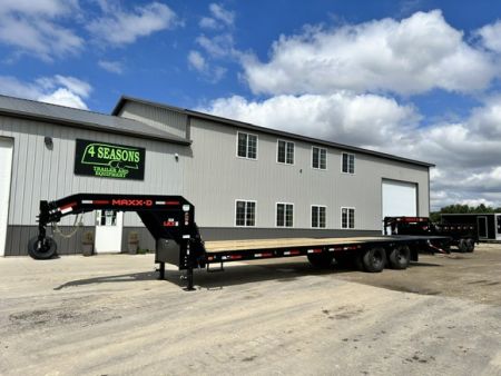 New 2027 MAXX-D LKX 102 X30' DECKOVER GN 25,990 GVWR MAXXD OUT RAMPS 12K AXLES Equipment Trailer