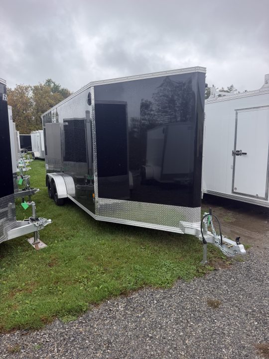 New 7x18 E-Z Hauler ENCLOSED Snowmobile Trailer
