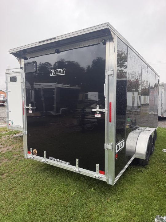 New 7x18 E-Z Hauler ENCLOSED Snowmobile Trailer
