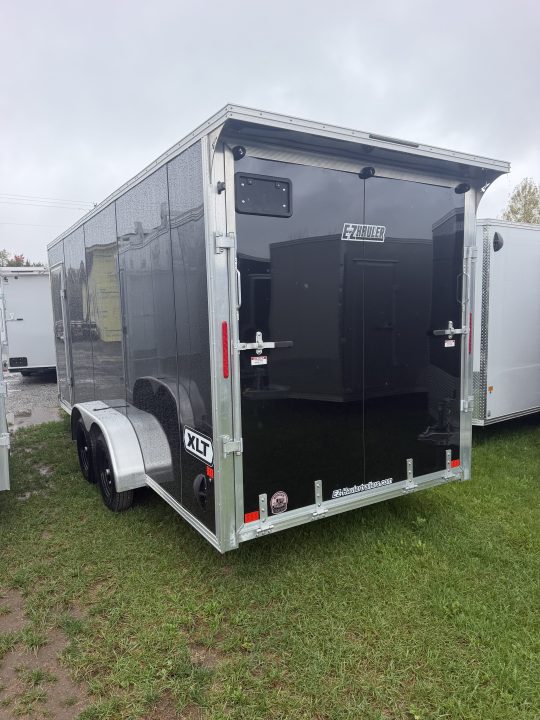 New 7x18 E-Z Hauler ENCLOSED Snowmobile Trailer