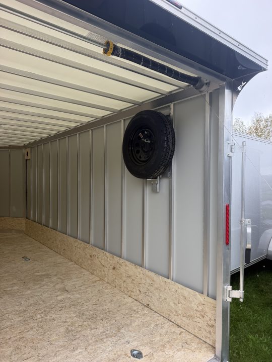 New 7x18 E-Z Hauler ENCLOSED Snowmobile Trailer