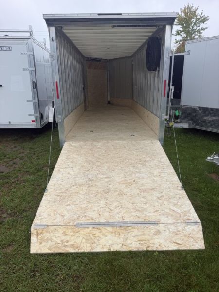 New 7x18 E-Z Hauler ENCLOSED Snowmobile Trailer