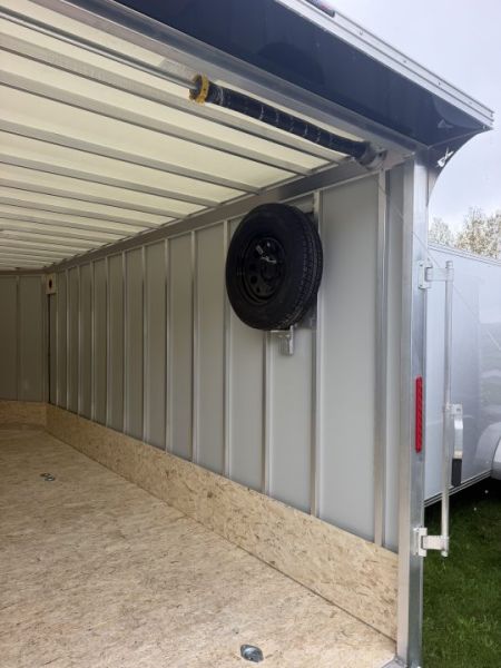 New 7x18 E-Z Hauler ENCLOSED Snowmobile Trailer
