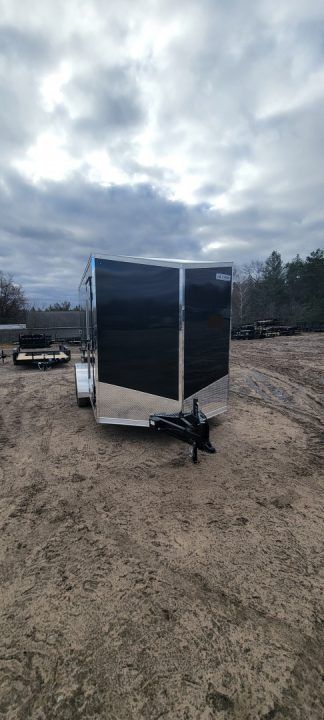New 2026 US Cargo 7X14 BLACK 7K BARN DOOR Cargo / Enclosed Trailer