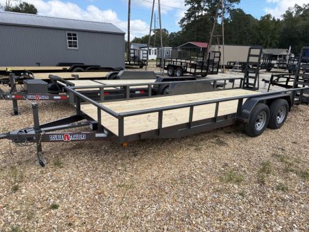 New 2026 Double A 83 x20' 10K GVWR Pipetop Utility Trailer