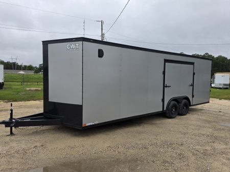 New 2027 Covered Wagon Trailers 8.5X24TA Enclosed Car Hauler W/ Full Escape Door