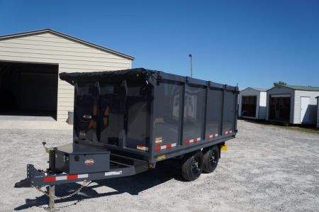 New 2027 Covered Wagon Trailers DO-6X12X4X10 Dump Trailer