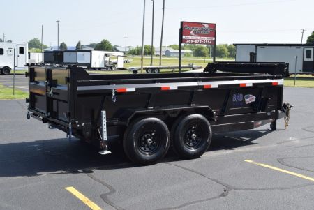 New 2027 BND Trailers 7x14 15K Dump Trailer