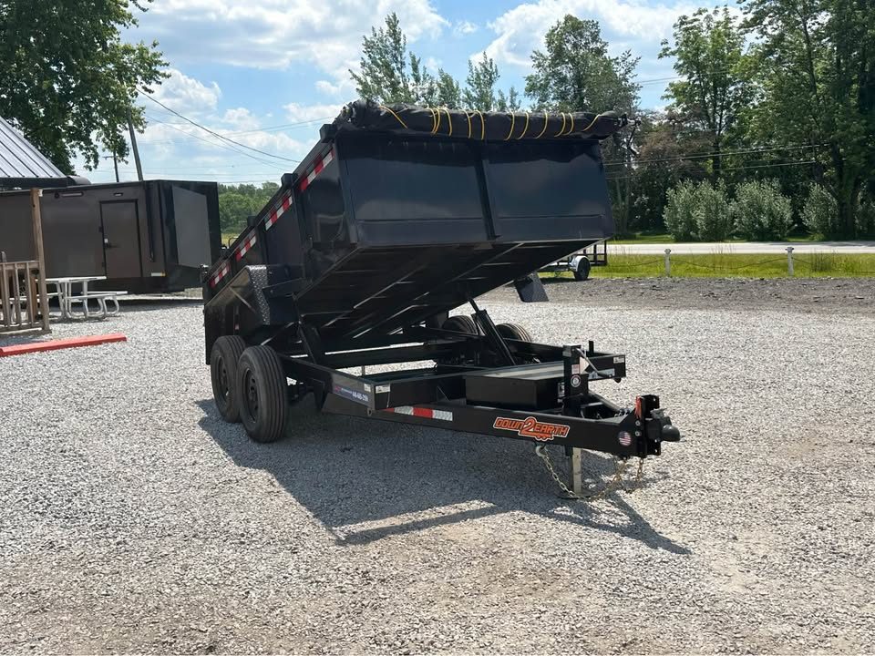New 2025 Down 2 Earth Trailers 6x12 Dump Trailer Stock# 119206 🚨On Sale!🚨