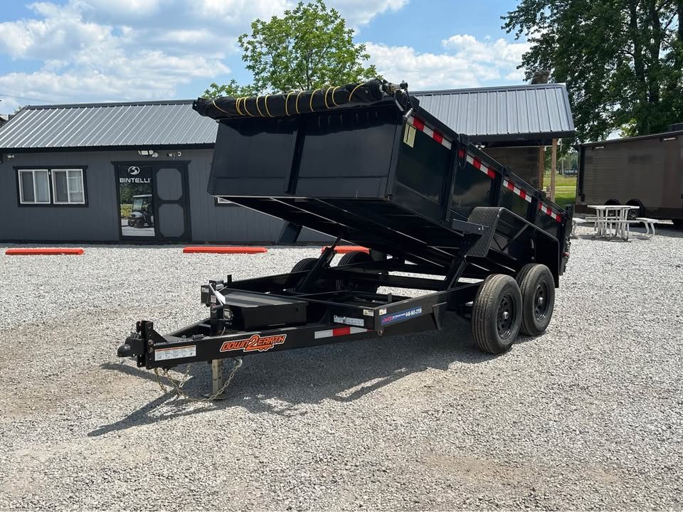 New 2025 Down 2 Earth Trailers 6x12 Dump Trailer Stock# 119206 🚨On Sale!🚨