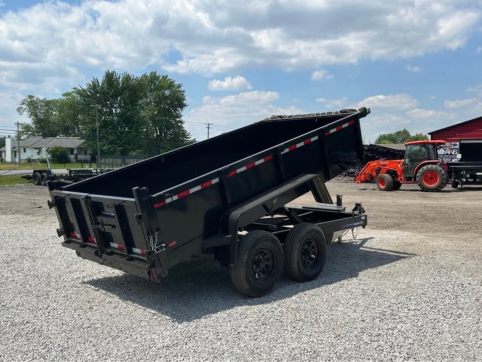 New 2025 Down 2 Earth Trailers 6x12 Dump Trailer Stock# 119206 🚨On Sale!🚨
