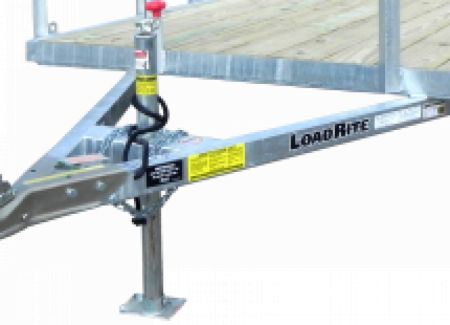 New 2027 Load Rite 6'8" x 12 ALL GALVANIZED Utility w/ Spring Assist Gate - 10" HIGH SIDES!