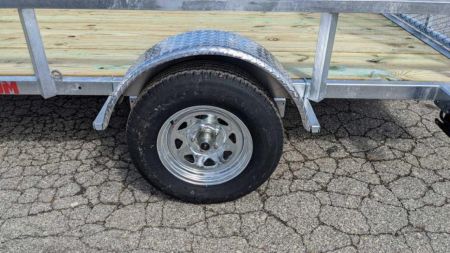 New 2027 Load Rite 6'8" x 12 ALL GALVANIZED Utility w/ Spring Assist Gate - 10" HIGH SIDES!
