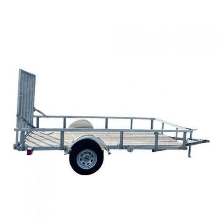 New 2027 Load Rite 6'8" x 12 ALL GALVANIZED Utility w/ Spring Assist Gate - 10" HIGH SIDES!