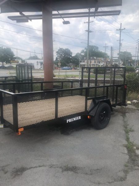 New 2027 Premier Trailers Inc. 6123K LE 24" EXPANDED METAL SIDES Utility Trailer